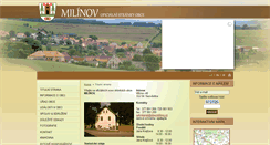 Desktop Screenshot of obecmilinov.cz