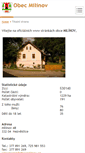 Mobile Screenshot of obecmilinov.cz